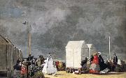 Eugene Boudin Menaces d Orage painting